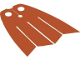 Minifigure Cape Cloth, 4 Scalloped Strips - Traditional Starched Fabric, 109634  