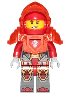 Минифигурка Lego Nexo Knights Macy - Trans-Neon Orange Armor and Visor nex119 U