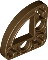 Technic, Liftarm, Modified L-Shape Quarter Ellipse Thin 3 x 3, 32249 Brown U