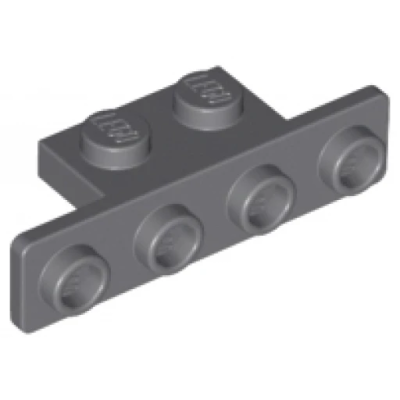 Bracket 1 x 2 - 1 x 4, 2436 Dark Bluish Gray U