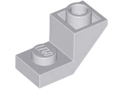 Slope, Inverted 45 2 x 1 with 2/3 Cutout, 2310 Light Bluish Gray U