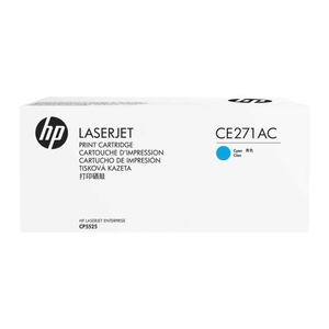 Картридж тонер HP 650А CE271A CE271AC 650A Cyan голубой оригинальный Color LaserJet CP5520, CP5525N, CP5525DN, CP5525XH, CP5525