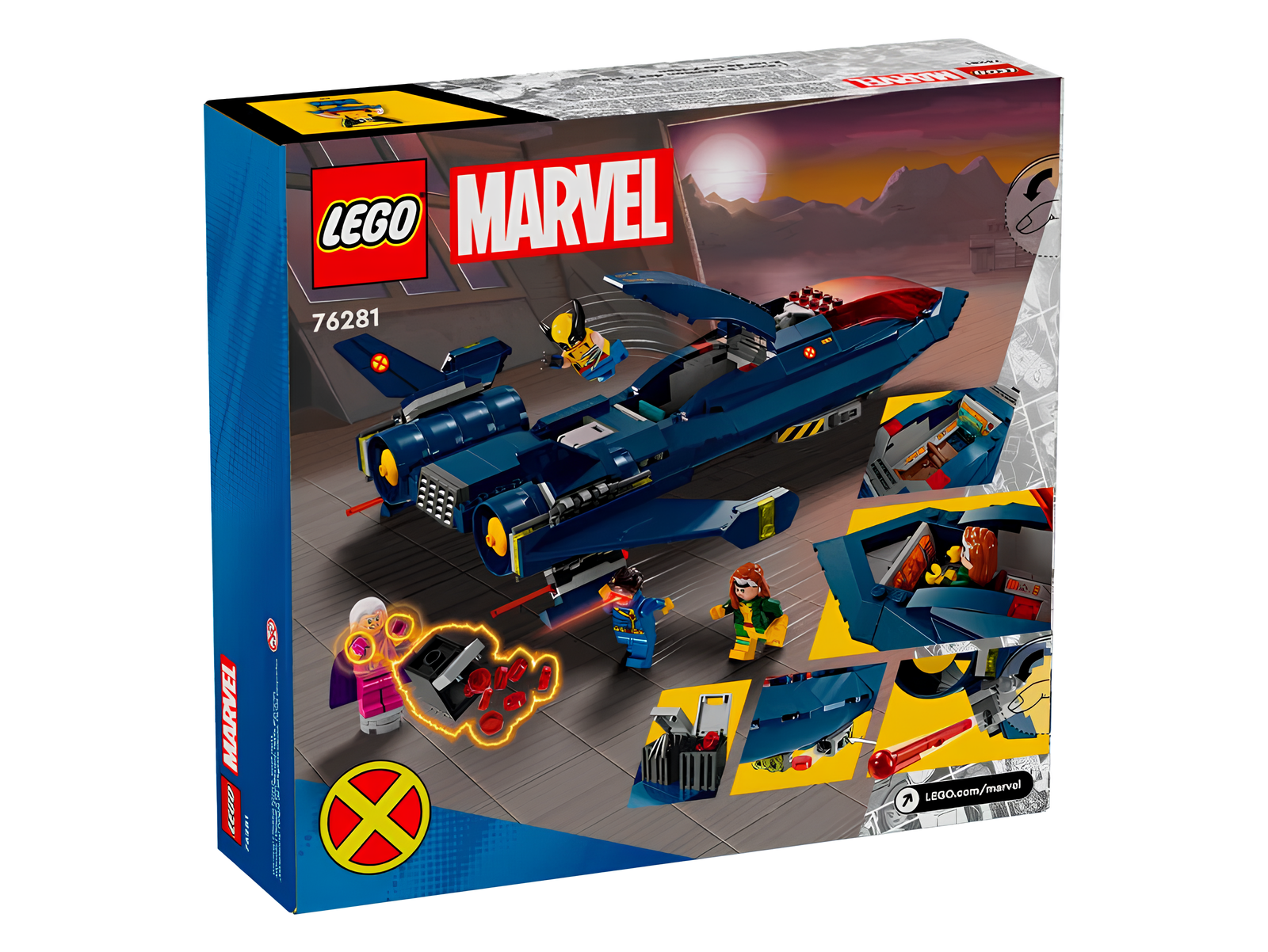 Конструктор LEGO Marvel Super Heroes 76281 Истребитель Людей - X в магазине  Shop-device