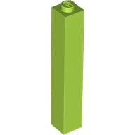 Деталь Lego Кубик Brick 1 x 1 x 5 - Solid Stud 2453b Lime N