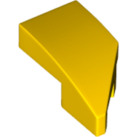 Wedge 2 x 1 x 2/3 Left, 29120 Yellow U