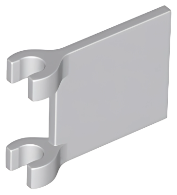 Деталь LEGO Флаг Lego Flag 2 x 2 Square 2335 (11055, 60779) Light Bluish Gray N