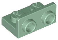 Деталь Lego Скоба Bracket 1 x 2 - 1 x 2 Inverted 99780 Sand Green N