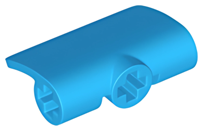 Деталь LEGO Technic, Panel Curved 2 x 3 x 1 71682 Dark Azure N