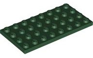 Plate 4 x 8, 3035 Dark Green N