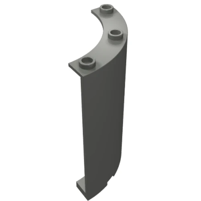 Цилиндр Lego Cylinder Quarter 4 x 4 x 6 30562 (46361, 35276) Dark Bluish Gray N