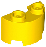 Cylinder Half 1 x 2 x 1, 68013