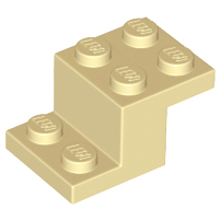 Деталь Lego Скоба Bracket 3 x 2 x 1 1/3 18671 Tan U