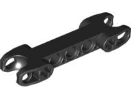 Technic, Axle and Pin Connector 2 x 7 with 2 Ball Joint Sockets, Squared Ends, Closed Side Axle Holes, 61054 Black U