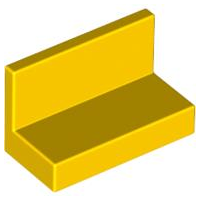 Panel 1 x 2 x 1, 4865 Yellow U