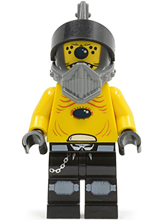 Минифигурка Lego Space Police 3 Alien - Snake with Visor sp097