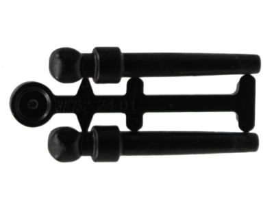 Minifigure, Utensil Wand, 2 on Sprue, 36752 Black N