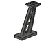 Support 2 x 4 x 5 Stanchion Inclined, 5mm Wide Posts, 4476b Dark Gray U
