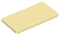 Tile 2 x 4, 87079 Tan N
