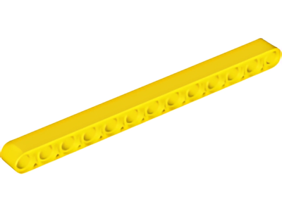 Деталь LEGO Technic, Liftarm Thick 1 x 13 41239 Yellow U