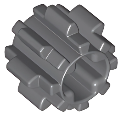 Деталь LEGO Technic, Gear 8 Tooth with Dual Face 10928 Dark Bluish Gray U