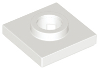 Turntable 2 x 2 Square Base, 27448 White N