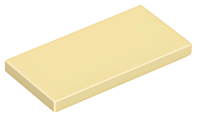Деталь LEGO Tile 2 x 4 87079 (38879, 71150) Tan U