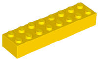 Деталь Lego Brick 2 x 8 3007 (93888)