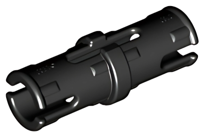 Деталь LEGO Technic, Pin with Short Friction Ridges 2780 Black U