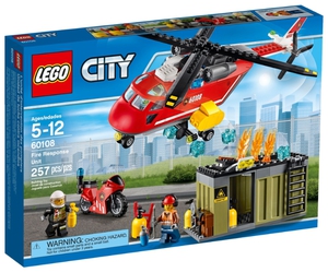 Конструктор LEGO City 60108 Пожарная команда быстрого реагирования