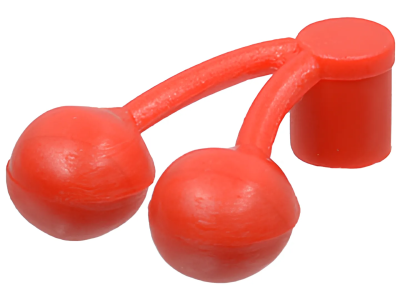 Деталь LEGO Гроздь вишни Lego Cherries / Cherry Pair 22667 (71842, 18660, x18) Red U