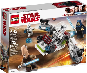 Конструктор LEGO Star Wars 75206 Боевой набор джедаев и клонов-пехотинцев