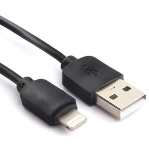 Кабель USB Am - Lightning Гарнизон GCC-USB2-AP2-1M, чёрный - 1 метр