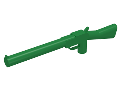 Minifigure, Weapon Gun, Rifle, 30141 Green U