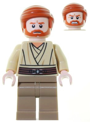 Минифигурка Lego Obi-Wan Kenobi (Dark Tan Legs) sw0362