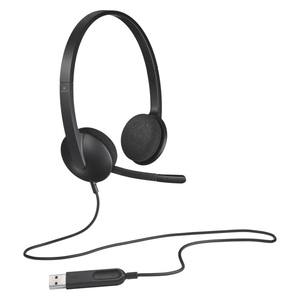 Наушники с микрофоном Logitech USB Headset H340 гарнитура Black 981-000475