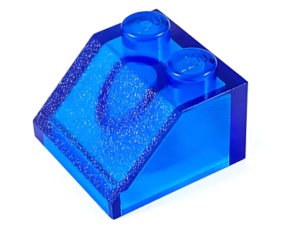 Деталь LEGO Lego Slope 45 2 x 2 3039 (6227, 35277, 63341) Trans-Dark Blue U