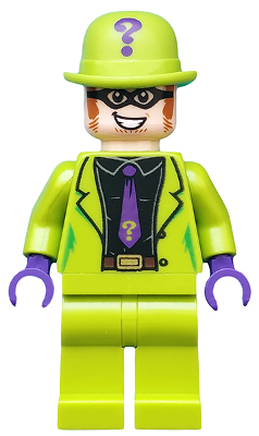 Минифигурка Lego The Riddler - Black Shirt and Dark Purple Tie sh593