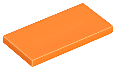Деталь LEGO Tile 2 x 4 87079 (38879, 71150) Orange U