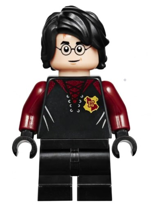 Минифигурка Lego Harry Potter - Black and Dark Red Uniform, Medium Legs hp176