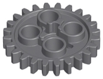 Technic, Gear 24 Tooth with 1 Axle Hole 3648