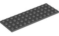 Plate 4 x 12, 3029 Dark Bluish Gray N