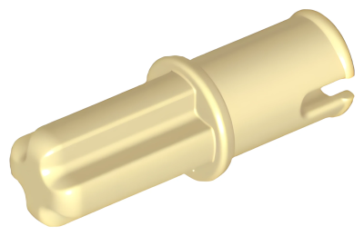 Деталь Lego Technic, Axle 1L with Pin without Friction Ridges 3749 Tan U