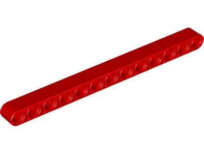 Деталь LEGO Technic, Liftarm Thick 1 x 13 41239 Red U