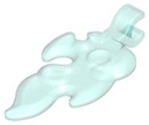 Wave Rounded Straight Small with Clip End (Flame), 80519 Trans-Light Blue N