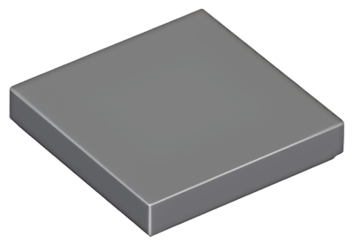 Деталь LEGO Tile 2 x 2 with Groove 3068b (1136, 63327, 78814, 88409) Dark Bluish Gray U