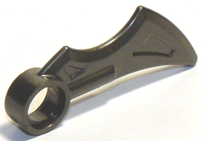 Wing 1 x 4 with Pin Hole, 98347 Pearl Dark Gray U