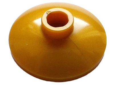 Dish 2 x 2 Inverted (Radar), 4740 Pearl Gold U