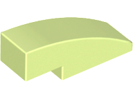 Slope, Curved 3 x 1, 50950 Yellowish Green N