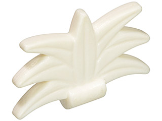 Minifigure, Plume Feathered Headdress, 6029b White U