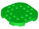 Plate, Modified 6 x 6 with Rounded Corners and 4 Feet, 66789  